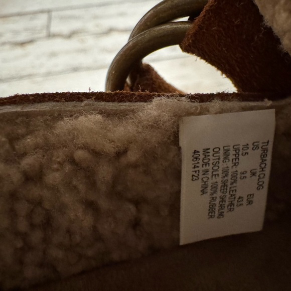 POLO RALPH LAUREN Turbach Shearling-Lined Suede Clog Size 10.5D - Picture 9 of 9